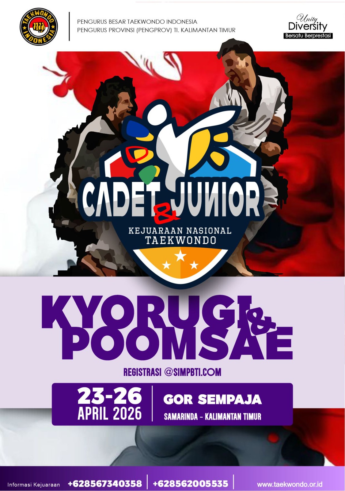 KEJURNAS CADET & JUNIOR 2026 [Atlit mewakili Pengprov TI] KEJURNAS CADET JUNIOR 2026