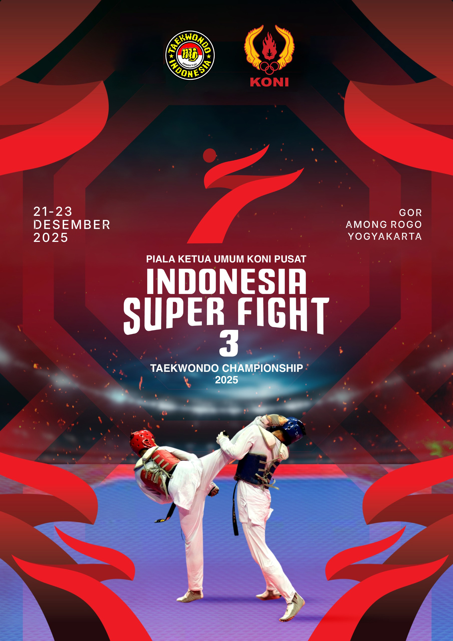 INDONESIA SUPERFIGHT 3 TAEKWONDO CHAMPIONSHIP 2025 Stanley Sport-GRIND (System)