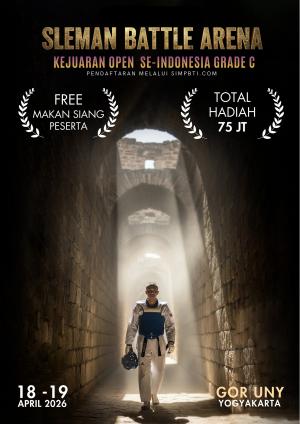 Kejuaraan SLEMAN BATTLE ARENA 2026 ~ Grade C  18 sd 19 April 2026 Pengkab TI Sleman