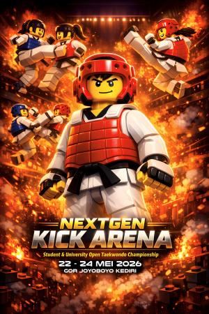 Kejuaraan NEXT GEN KICK ARENA  2026. Kediri 22 - 24 Mei 2026 NEXT GEN KICK ARENA